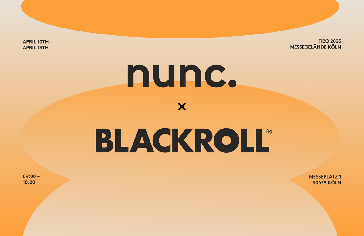 nunc. bringt den leckersten Kaffee auf die FIBO 2025 – am Stand von BLACKROLL