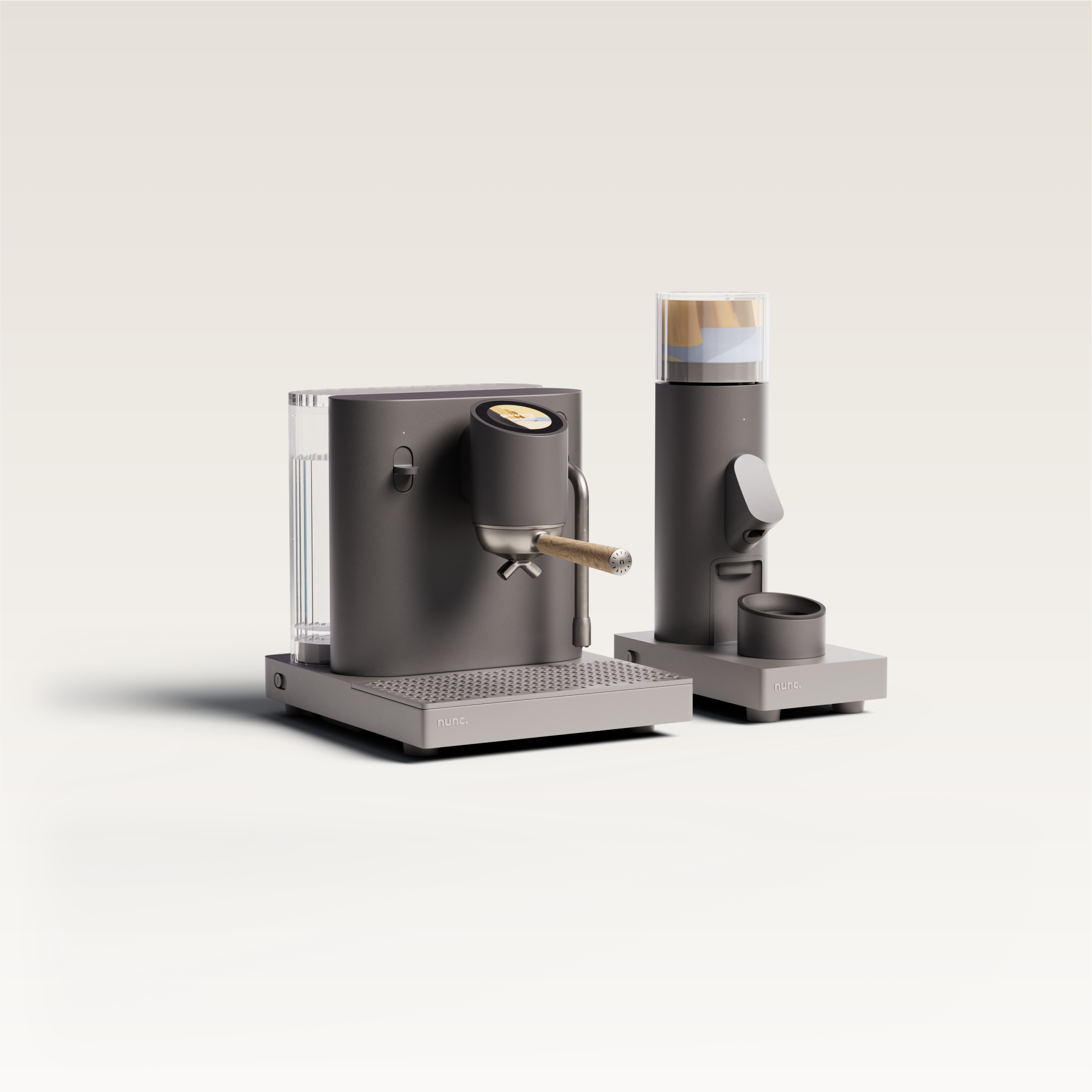 nunc. Espressomaschine mit Espressomühle – nunc. – Qualität und Innovation vereint in einer Maschine