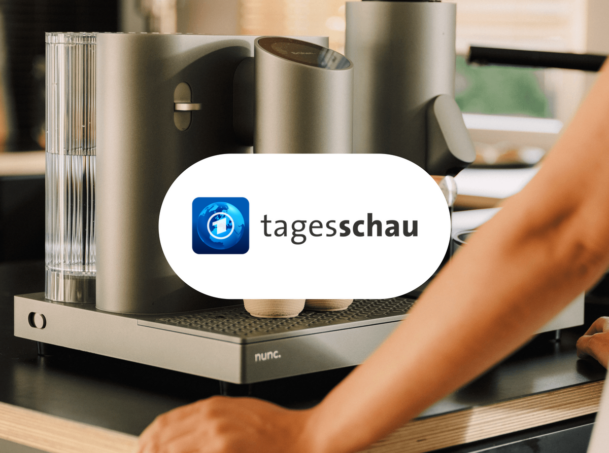 Kaffee statt Karosserie: Tagesschau berichtet über nunc.