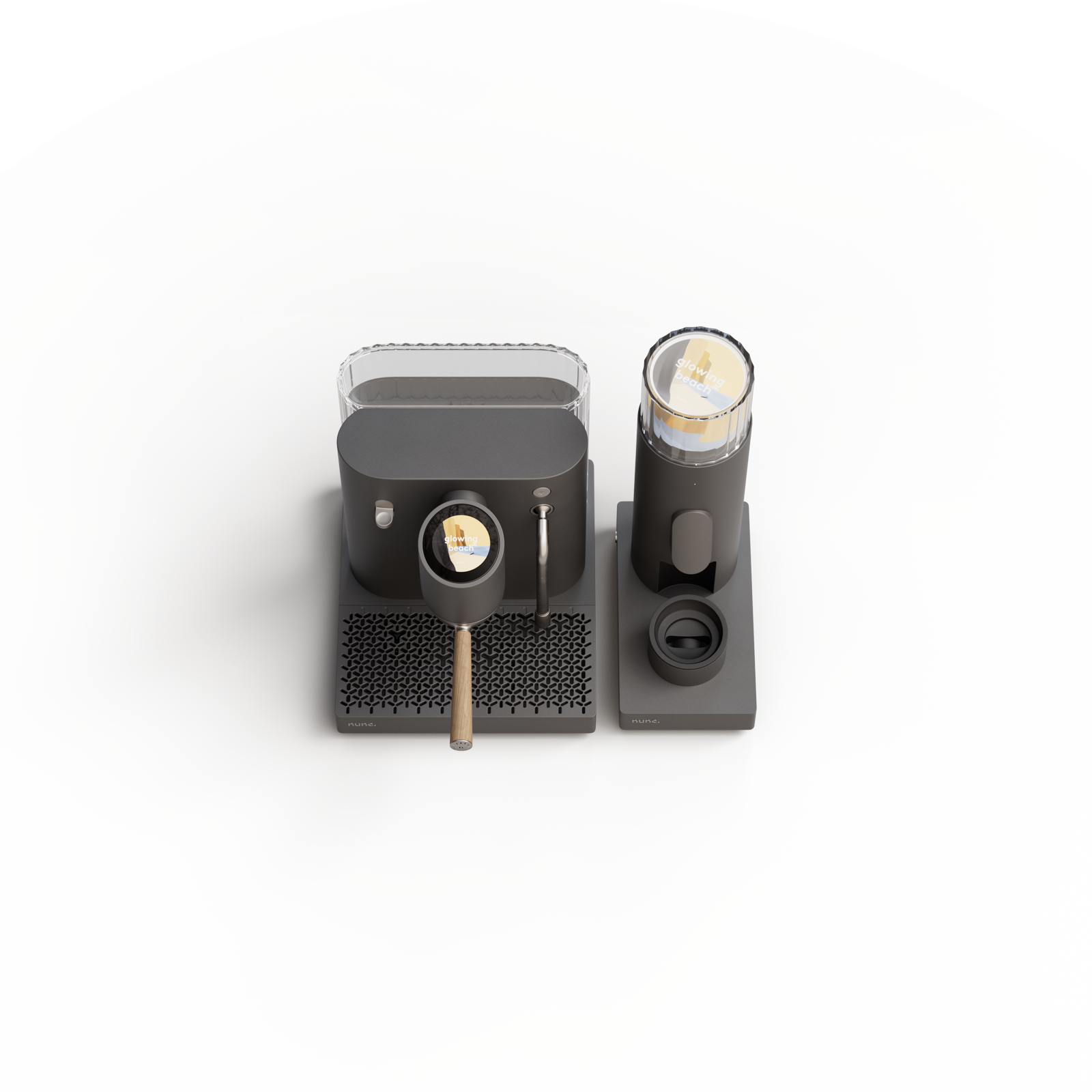 nunc. Siebträgermaschine mit Mahlwerk – All-in bundle